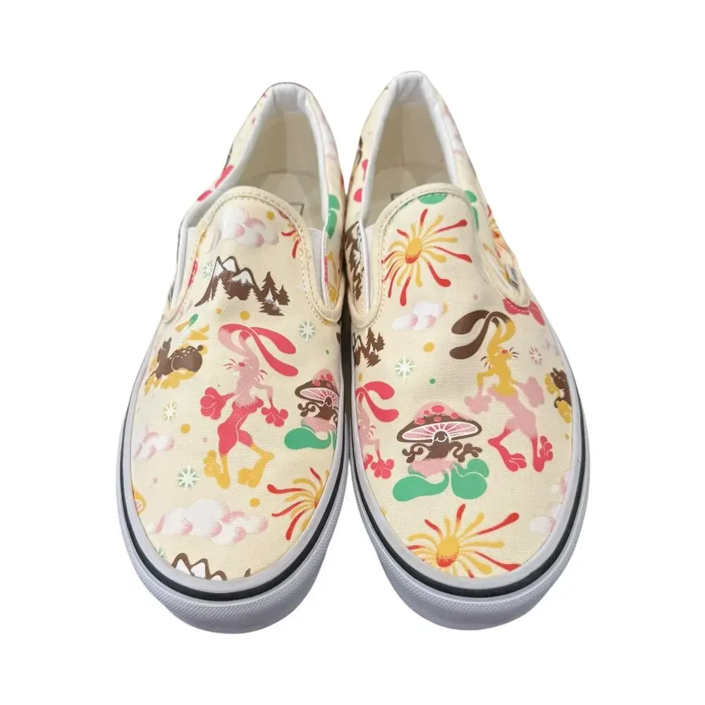 New Vans Classic Slip-On Get Outdoors Mushroom Print Men’s 11 VN000BVZFRL